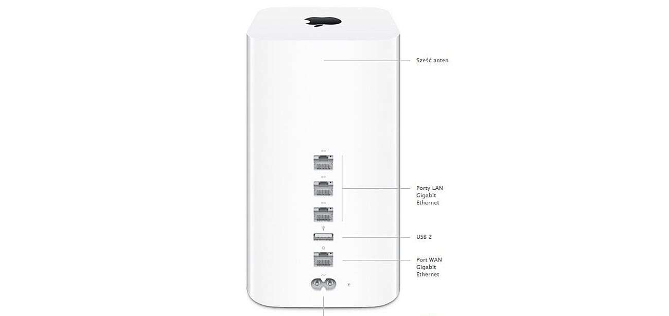 Apple AirPort Extreme Base Station (1300Mb/s a/b/g/n/ac) Routery